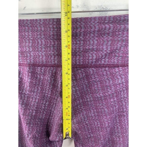 Lululemon Leggings Sz 6 Wunder Under Purple Ziggy Wee Raspberry Geo Chevron - Picture 7 of 13